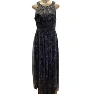 Candalite Size Large Paisley Print Sleeveless Dress With Lining. New With Tags